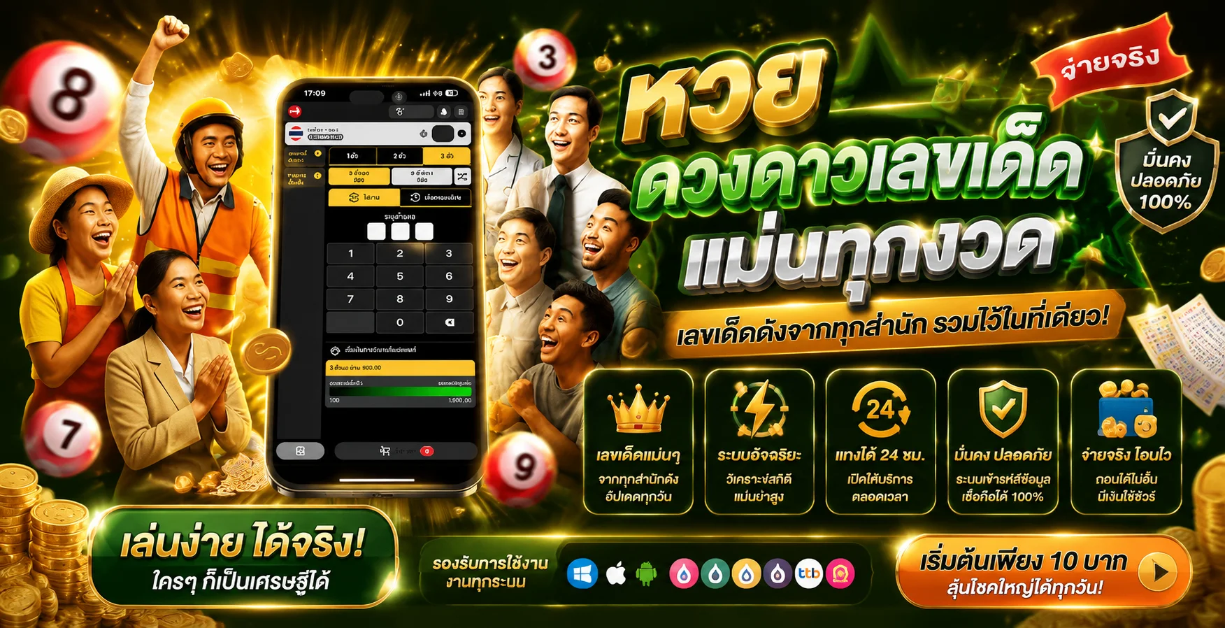 หน้าตรวจผลรางวัลหวย goldenauto